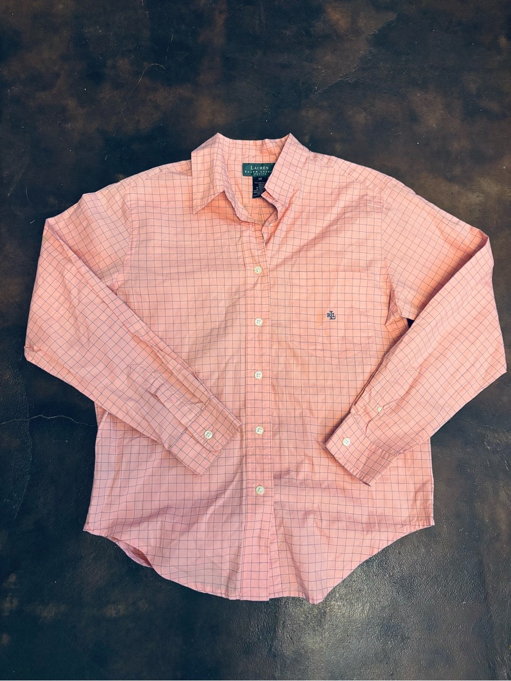 Women’s Lauren Ralph Lauren Salmon Button-up Size 8P